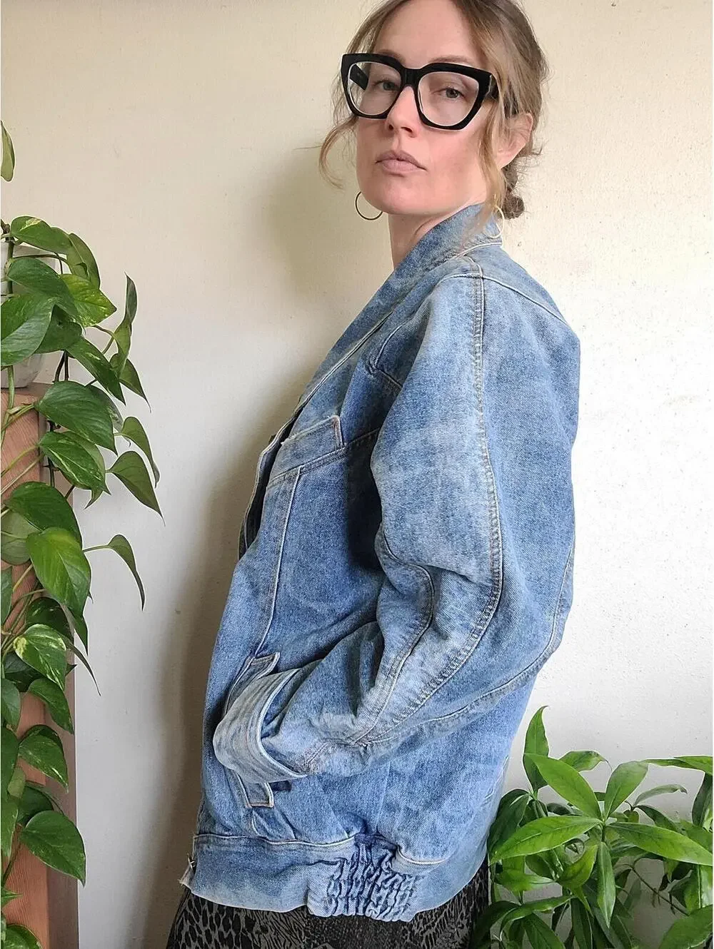 The Kimmy Vintage 80s Jean Jacket L - Picture 4 of 9